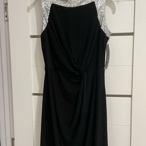 Evening look knit dress